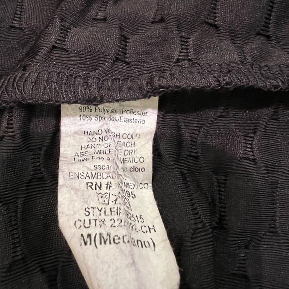 Love J Black Textured Bodycon Mini Dress - Picture 13 of 13